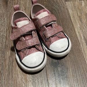 Pink Converse sneakers